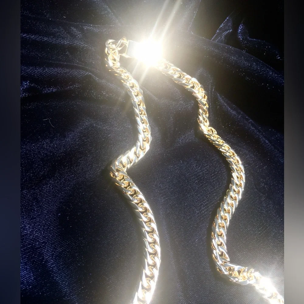 NEW DOUBLE MIAMI CUBAN LINK BRACELET 18K GOLD MADE IN ITALY *LIFETIME WARRANTY*